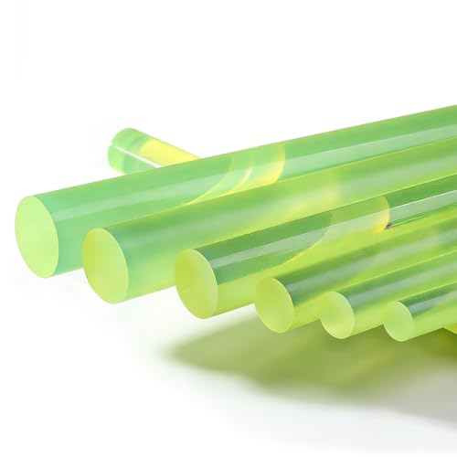Polyurethane Solid Round Rods 1Pcs, 240 Diameter x 500mm Length, High Elasticity Urethane PU Bar, Shock Absorbing Seals for Industrial Equipment and Home DIY Projects