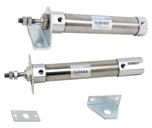 Cilindro neumático compacto CDJ2B para optimizar maquinaria industrial pequeña con precisión 7