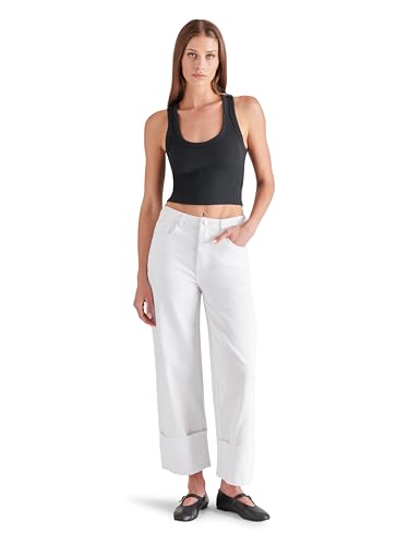 Steve Madden Apparel NOELIE Pant, White, 30