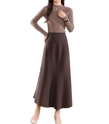 Ailaile Long Skirt Women's Autumn Winter 100%...