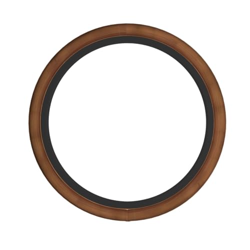 Original Wood Color Texturecar Steering Wheel Cover, Portable and Easy to Install, Universal 15 Inches (About 38 Cm), Fits Most Cars.