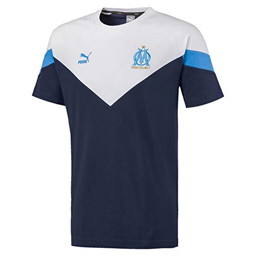  PUMA Om Iconic MCS Tee T-Shirt Homme, Peacoat, S