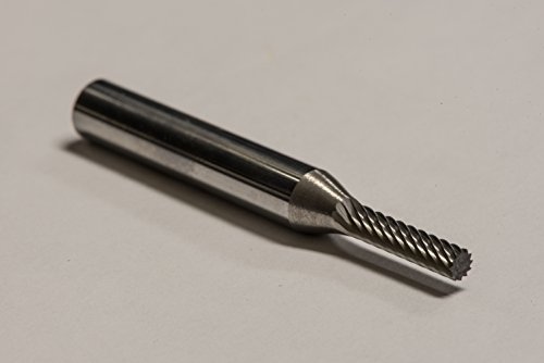Fresa de carburo sólido cilíndrica 1/8 pulg miniatura 2