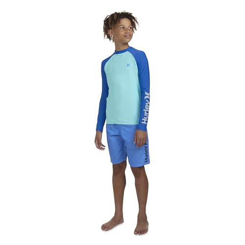 Hurley 984475-U4G Boys' Long Sleeve Upf 50+ Rash Guard thumb #9