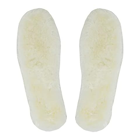 HappyStep® Premium Quality Genuine Sheepskin Insoles, Lambswool Insoles and Felt Insoles (UK Men Size 9) Cover