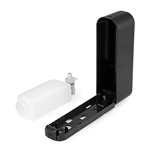 Image of EVGREF Plastic Liquid Soap Dispenser 350 Ml (Black) (Set Of 2)