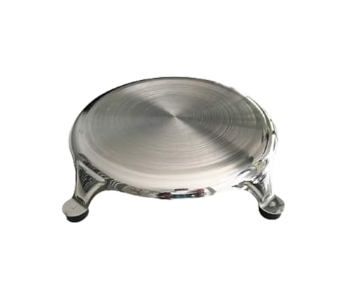 Tablero circular de acero inoxidable / Polpat, Chakla, máquina para roti - 1 pieza miniatura 4