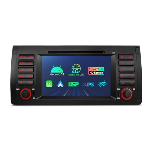 XTRONS Car Radio for BMW E53 X5 1999-2006, 7 Inch Android 13 Touch Screen GPS Navigation Car Stereo Head Unit Built-in DSP Carplay Android Auto
