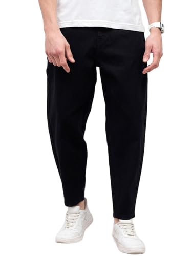 Image of Styli Men Balloon Fit Jeans with Pocket Construction | High-Rise Relaxed Fit Denim Pants | Comfortable Casual Everyday Wear | Stylish Wide-Leg Denim for Smart Casual Outfits