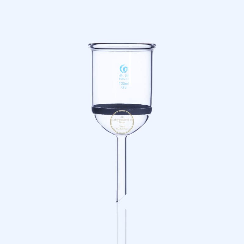 1 STÜCKE 35 ml bis 1000 ml Laborglas Buchner Trichter, Glaskerntrichter G1-G5 Porengröße zur Auswahl(500ml)