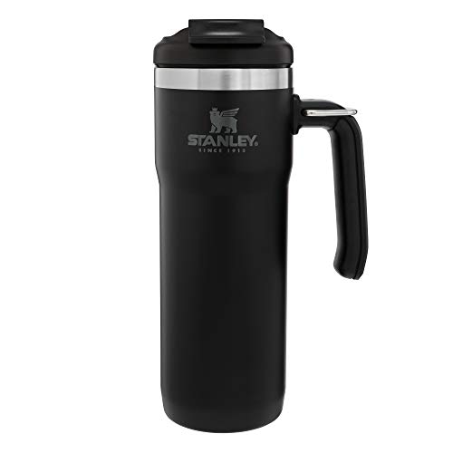 Stanley Classic Twinlock Travel Mug with Steel Loop 20oz, Leak-proof, Packable Hot