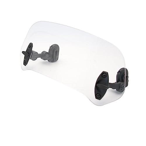 Déflecteur d'air moto contre les turbulences extension de pare-brise universelle à clipser