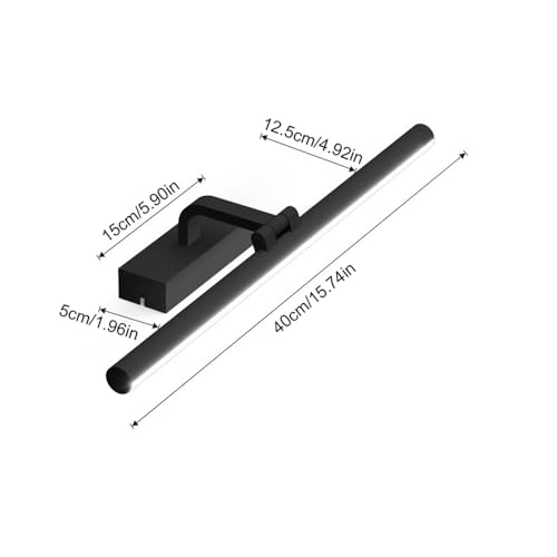 Applique murale LED 4000K noire avec angle réglable à 180° - 8
