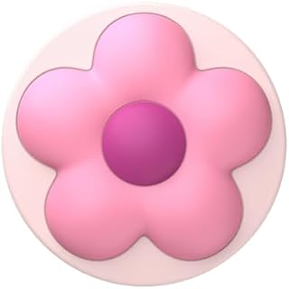 CASETiFY Snappy™ フラワーグリップスタンド - ピンク パフィフラワー