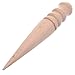 Batino 3pcs Solid Wood Leather Craft Edge Slicker Burnishing Burnisher Multi-Size Set for Polished Edge Leathercraft Working Tool