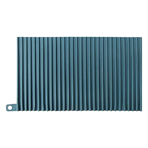 VIVILIAN Silikonisolierte Tischsets Hitzebeständige Hot Pads für die Küchentheke Löffelablage Hot Pads Große Untersetzer Mehrzweck-Abflussmatte Cover