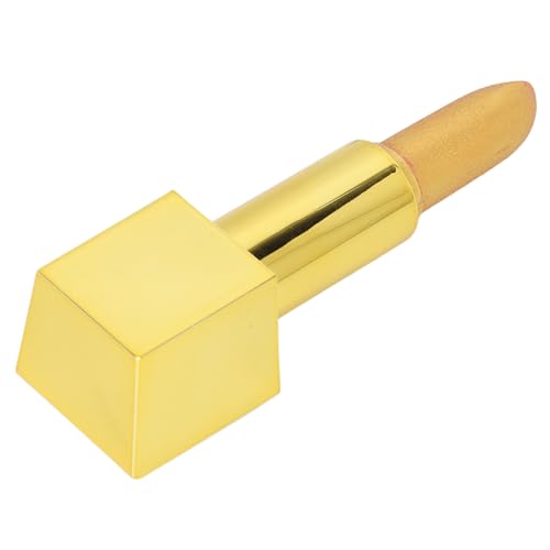Gold Lipstick, Gold Lip Gloss Golden Lipstick Long Lasting High Pigments Lip Makeup Cosmetic for Women 3.5g (01) - Image 2
