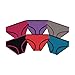 Buyless Fashion Girls Underwear - Panties for Girls - Soft Cotton w/Colored Trim, Little Toddler - Teen Size Briefs (6 Pack) - BW16-GA-13-14