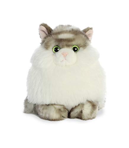 Aurora World Fat Cats Plush Toy Animal, Dumpling Tabby