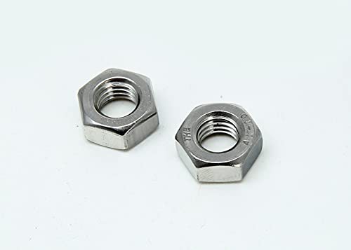 PD® Muttern M8 mit LINKSGEWINDE (DIN 934 / ISO 4032) | Hochwertige A2 V2A Edelstahl Sechskantmuttern | Hex Nut Edelstahlmutter für Schrauben, Gewindebolzen & Gewindestangen | 12 Stück