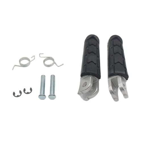 Repose-pieds moto CBR600 VFR800 anti glisse conducteur passager noir