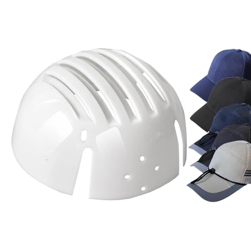 Inserto de tapa protectora - Inserto de tapa protectora para gorras de béisbol | Inserto ligero para gorras de béisbol | Gorra antigolpes para protección de la cabeza | Inserto de sombrero de segurida