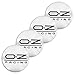 RHGEIUCY 4pcs 56mm Rueda de Coche Centro Centro Decorativo Pegatinas Cubierta Logo para OZ Racing Car Styling Accesorios