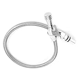 Stainless Steel of Gear Diving Stick for TH350 Tranny BBC Trans, Silver Table Rod for with Transparent Tube and Plug