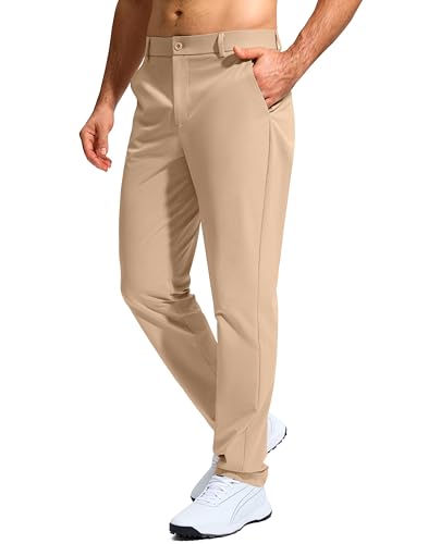 Image of G Gradual Mens Golf Pants Stretch Dress Casual Pants 30 inch /32 inch /34 inch Lightweight Work Travel Slacks for Men with 4 Pockets