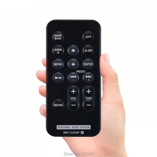 Télécommande PZL RMT-CCS15ip pilotez votre radio-réveil Sony ICF-DS15IPN du lit
