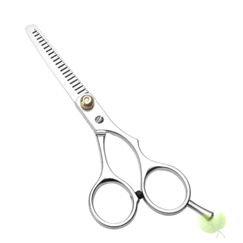 VICASKY Forbici da Parrucchiere Forbice Piatta e Forbice Dentata Strumenti per Styling dei Capelli con Custodia Nera in Acciaio Inox Adatte per Famiglia Animali Domestici o Uso