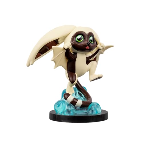 Jazwares Avatar: The Last Airbender Momo - 4-Inch Mini Figure in Kawaii Style in Dynamic Pose with Display Base - image 3