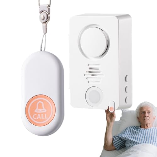 Alarmas con sensor de cama para personas mayores, timbre de alerta inalámbrico inteligente, largo alcance, impermeable, alarma de llamada para pacientes, sueño, noche, seguridad, personas mayores