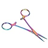 HEEPDD Pince à épiler pour Animaux de Compagnie de 14 Cm, Pinces et Hémostatiques Outil...