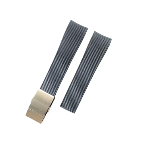 Bracelet étanche en caoutchouc vert de 21 mm compatible accessoires L3