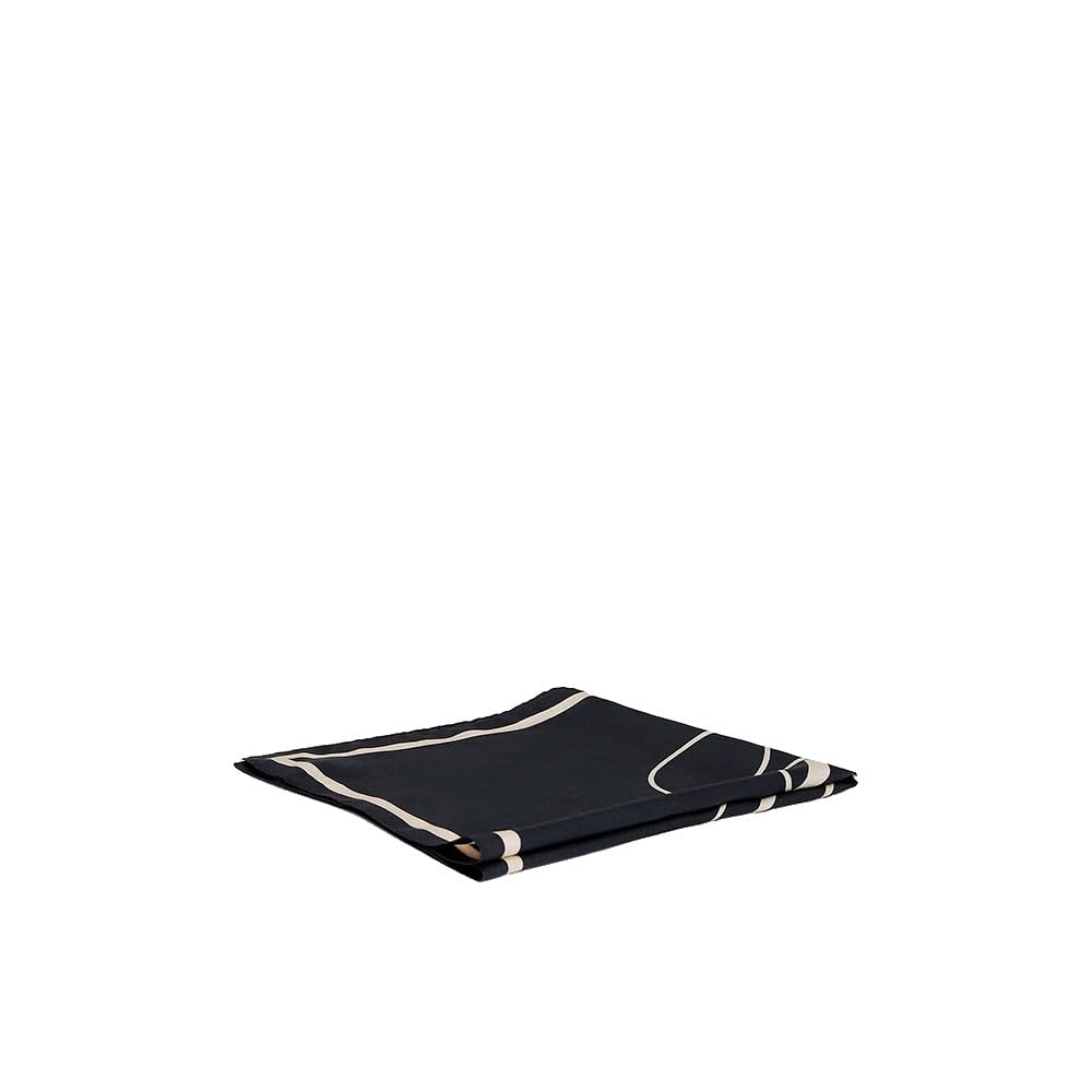 Tommy Hilfiger Damski jedwabny szal Tommy Script AW0AW18223 lekki szalik, niebieski, jeden rozmiar, Niebieski (kosmiczny niebieski/miękki krem), rozmiar uniwersalny