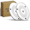 Obeaming 2 Pack 12V LED Ceiling Dome Light 400LM, 4.75" Dimmable Interior Light for RV Boat Camper Van Travel Trailer Truck Sailboat Interior Lighting,Surface Mount & Touch Switch (Warm White)