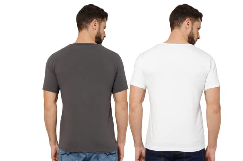 Image of T-Shirt for Men - 100% Cotton Casual T-Shirt | Half Sleeve, Round Neck 4 Way Stretch Fabric | Slim Fit T-Shirt