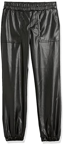 Image of [BLANKNYC] Girls' Luxury Clothing Vegan Leather Jogger, Comfortable & Stylish Pants