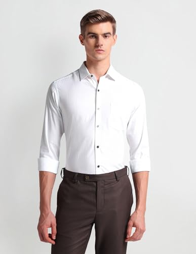 Image of Arrow Men's Cotton Printed Slim Fit Shirt
