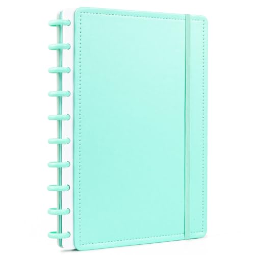 Caderno De Discos Grande 80 Folhas B5 Tamanho Colegial Pautado Inteligente Mágico Capa Dura Lisa Col