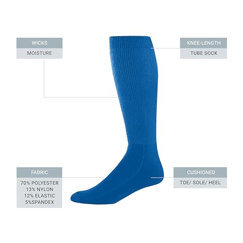 Image of Augusta Sportswear unisex-adult Wicking Athletic Socks