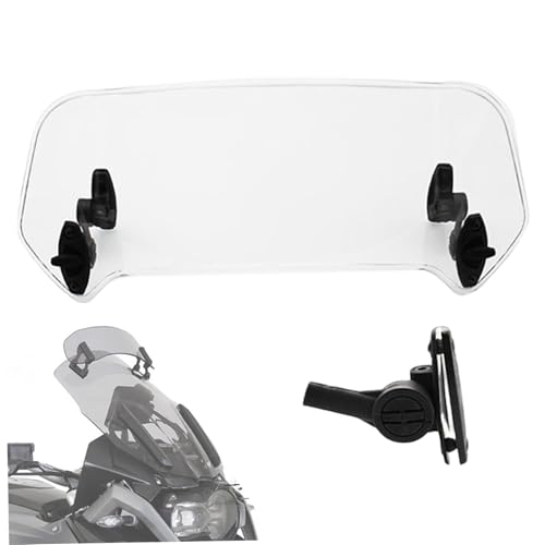 Pare-brise réglable universel pour scooter et déflecteur bulle moto sport transparent