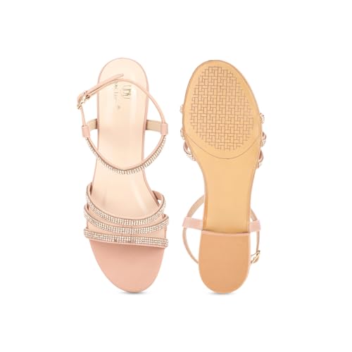 Image of Marc Loire Embellished Flat Fashion Sandals for Women