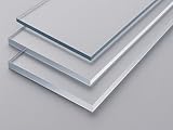 Acrylglas Zuschnitt klar 2-12 mm/Größen frei wählbar ab: 100 x 100 mm (3 mm transparent, 600 x...
