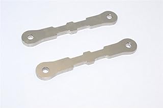 GPM for Traxxas X Maxx 4X4 Upgrade Parts Stainless Steel Front/Rear Lower Bulkhead Tie Bar - 2Pcs Original Color