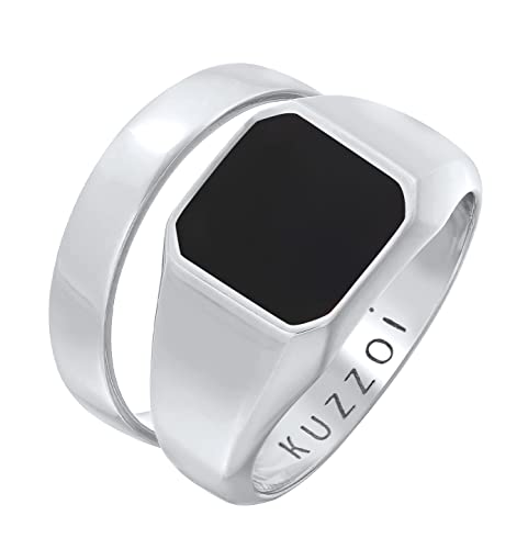 925 Sterlingsilber Herrenring Massiv – Ovaler 12x10 Mm CZ, Handgefertigt In Bulgarien