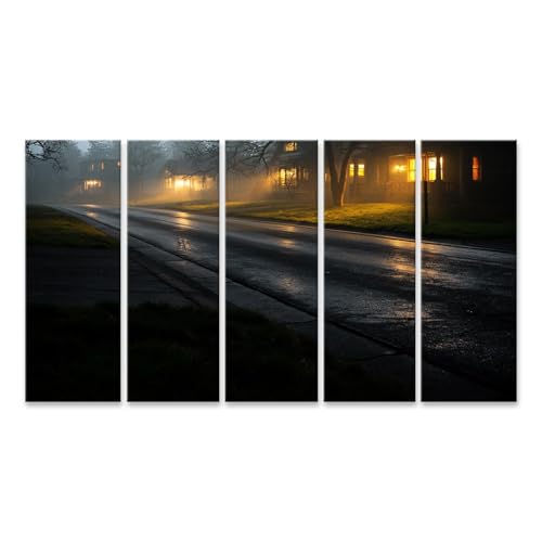 Tableau sur toile Mystique Rue de banlieue decoration murale XXL N2