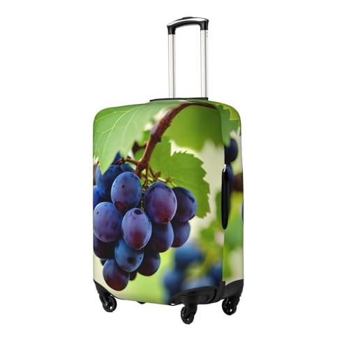 Grape Print Luggage Suitcase Cover Protector Luggage Washable Covers With Concealed Zipper2