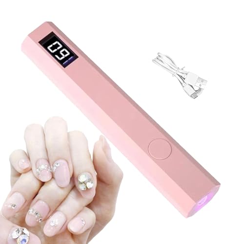 Lampada UV Per Unghie, Torcia LED Ricaricabile Per Polimerizzare La Colla Penna per Asciuga Unghie per i principianti dei principianti